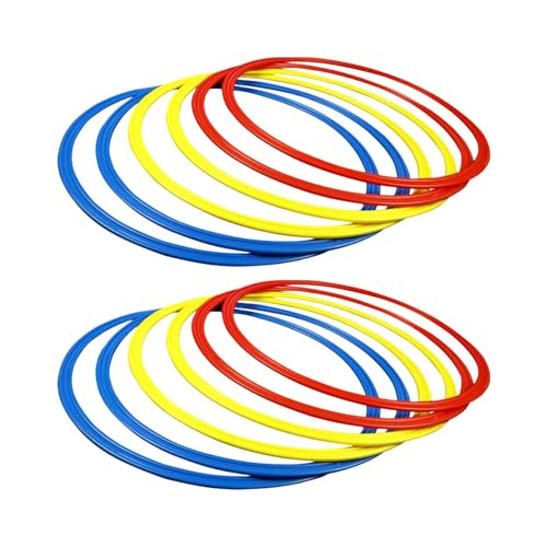 Agility Training Rings Portable Sturdy Home Gym for Soccer Trainer Athlete Kids Hockey