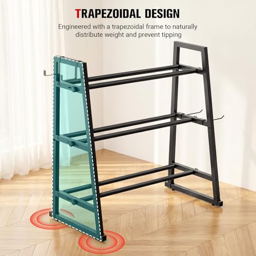 Dumbbell Rack Stand Only, Adjustable Weight Rack for Home Gym, Capacity Weight Storage Stand, Kettlebell & Dumbbell Organizer, Space-Saving Fitness Equipment Rack