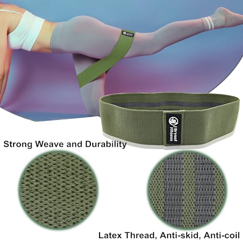 J Bryant Barbell Pad Set with 2 Ankle Straps for Cable Machines Hip Resistance Band Weight Lifting Straps Thick Cushion Hip-Thrusts Pad with Carry Bag for Squats Bench Press Workout - color: army green set