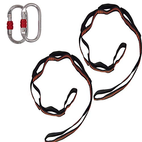 Aerial Silk Yoga Hammock & Swing for Home, Inversion Exercises, Starter Kit for All Levels - Durable with Extension Straps, Carabiners, and Pose Guide - color: Accessories, size: 4.5 yards