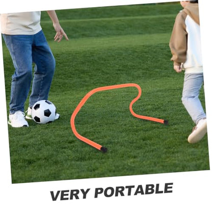 4pcs Agility Hurdles Plastic Training Barriers for Speed and for Soccer Football and Track Practice for Boys and Girls and Athletes