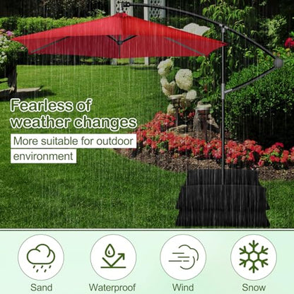 5 Packs 275 LBS Umbrella Base Weight Sandbag Sandbag for Weight