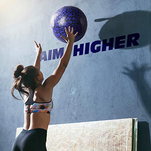 Yes4All Wall Ball, Soft Leather Weighted Iron Sand Ball for Dynamic Multifunctional Exercise, 6 LB - 30 LB - color: B. Soft Surface - Dynamic, style: F. 20LB