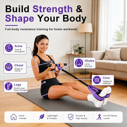 Sit Up Exercise Equipment for Core, Abs, Legs, Glutes, Arms and Strength Training