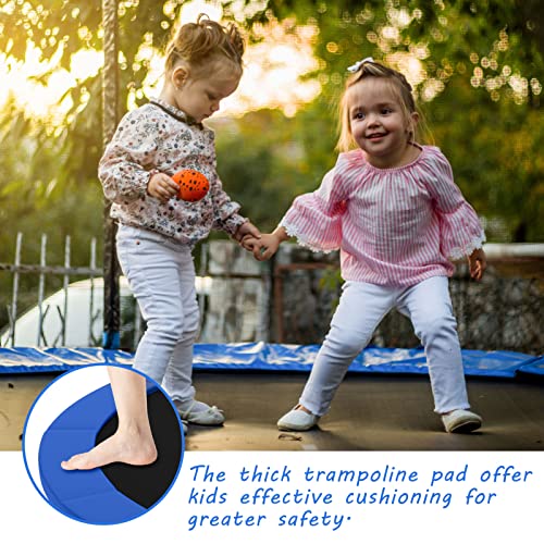 Giantex 8Ft 10Ft 12Ft 14Ft 15Ft 16Ft Trampoline Pad, Tear-Resistant Edge Cover Springs Protection Pad, All Weather Replacement Trampoline Safety Pad
