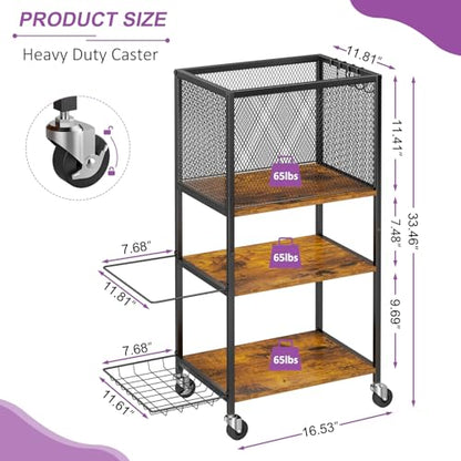 Dumbbell Rack, Yoga Mat Storage Holder, Home Gym Storage Rack, Workout Equipment Storage Organizer, Weight Storage Holder Rack with Hooks and Wheels
