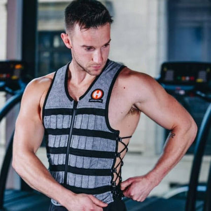 Hyperwear Hyper Vest PRO Adjustable Weighted Vest for Men and Women — Running, Walking, HIIT, Bone Density & Osteoporosis Exercise — No-Bounce Steel Micro-Weights, Slim Fit, Up to 40 lbs
