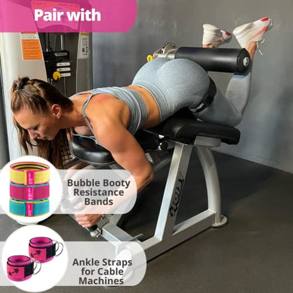 Blood Flow Restriction Bands for Women Glutes with 4-Week Booty Bands Exercise Guide, Bfr Booty Occlusion Bands for Women, Booty Bands Legs and Butt, Blood Restriction Workout Bands for Squats - style: Black