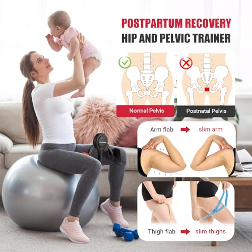 Thigh Trainer for Women, 15-70lb Adjustable Resistance Inner Thigh Exerciser with Resistance Band, Kegel Exercise Equipment for Pelvic Floor Muscle Repair, Yoga & Weight Loss at Home Gym