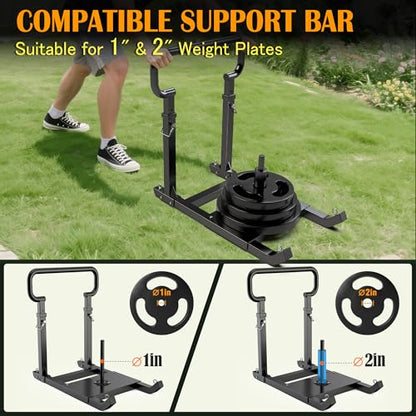GanFindX Workout Weight Sled for Speed & Athletic Strength Training - color: Matte