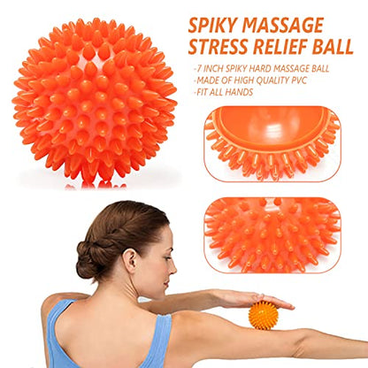 Hand Grip Strengthener Workout Kit (10Pcs) Hands Grip Strength Trainer, Forearm Gripper, Finger Exerciser Stretcher Wrist Ball, Stress Relief Ball for Men and Women, Injury Recovery