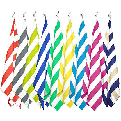 Your Choice Microfiber Beach Towel Sand-Free Quick Dry (67"x35"/60"x30") - color: F-set (9), size: Extra Large(67x35")