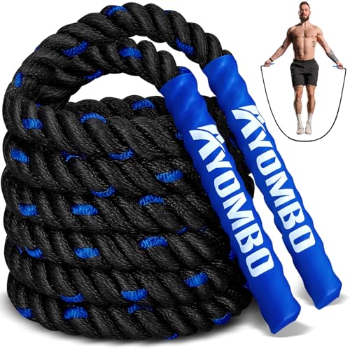 Jump Rope, Weighted Jump Rope for Fitness, Boxing Equipment Jump Ropes for Men Women, Battle Skipping Ropes for Exercise, Suitable for Boxing, Cardio, Training Muscle Speed Home Gym Workout Equipment - style: 1LB