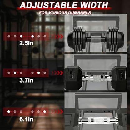 3-Tier Adjustable Dumbbell Rack, Heavy-Duty Weight Rack for Home Gym, Space-Saving Weight Storage Rack for Dumbbells, Kettlebells, Barbells & Plates (Rack Only) - size: 31.5X9.8X31.5inch