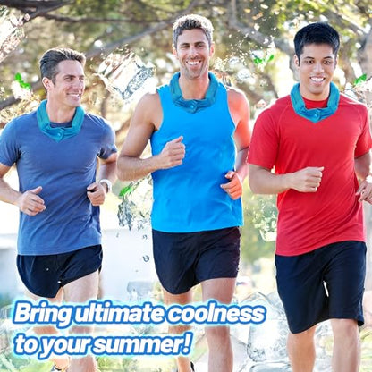 3 Pcs Cooling Neck Wraps - Cooling Towels with Ice Polymer, Soft Breathable Neck Coolers for Summer Heat Sports Gym Workout Men Women Gifts