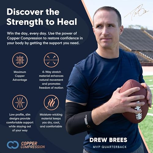Copper Compression Back Brace Posture Corrector for Women and Men. Copper Infused Shoulder Straightener, Adjustable Upper Back Support for Relief, Scoliosis, Hunchback, Hump, Thoracic, Spine, Pain