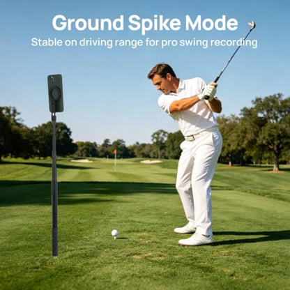 Golf Tripod for Swing Recording & Analysis, 59" Extra-Height
