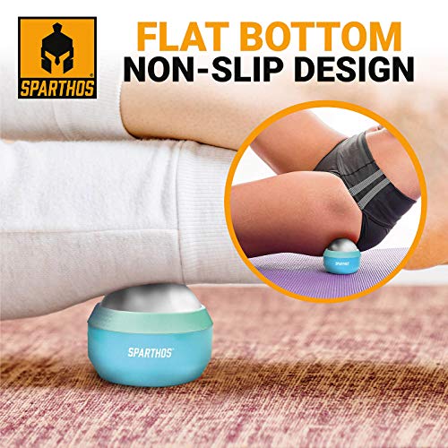 Sparthos Cold Ice Massage Roller Ball, Cryosphere Massager -Mint/Blue-60mm - color: Electric Blue, style: 60mm (Pack of 1)