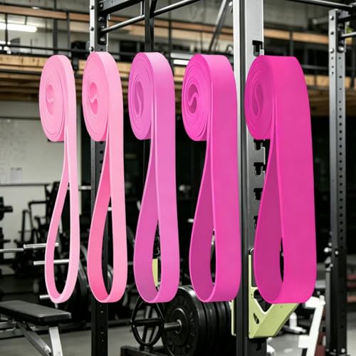 Fitness Resistance Band Set – Assisted Pull Up Support Bands, Multi Level Elastic Training Straps | Mobility Stretching Equipment for Strength Building Gym Home Rehabilitation Workouts