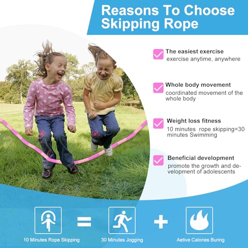 Jump Rope For Kids, Soft Beaded Jump Rope, Adjustable Length Tangle-Free Segmented Soft Beaded Skipping Rope，for Women, Men and Kids Keeping Fit, Workout and Weight Loss - color: 3 Pack