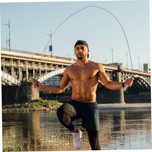 Electronic Counting Jump Rope for Fitness and Weight Loss Steel Wire Sturdy Skipping Rope with Digital Counter for Outdoor Exercise