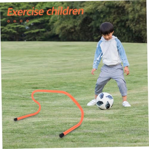 Agility Hurdles 3pcs (15cm) Plastic Wear-Resistant Training Hurdles for Football Running Speed Coordination Training Equipment for Youth Sports