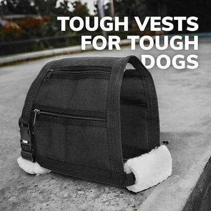 ActiveDogs Weighted Dog Vest with Weights - Dog Agility Training Equipment Jacket for Dog Exercise, Strength, Pulling & Endurance - Burn Calories & Build Muscle - Large 34-38 IN, 10 x 1LB