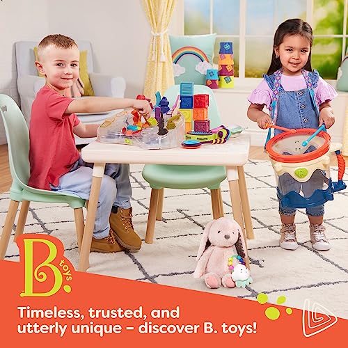 B. toys Teeter-Toddler Wooden Wobble Balance Board and Chair, Furniture