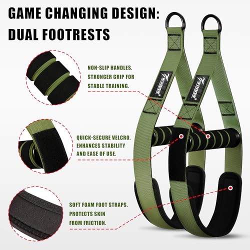 Pull Up Assistance Bands, Heavy Duty Resistance Bands with Handles, Exercise Band with Door Anchor, Adjustable Workout Band Set for Pull Up Bar, Full Body Strength&Muscle Training, Recovery, Home Gym