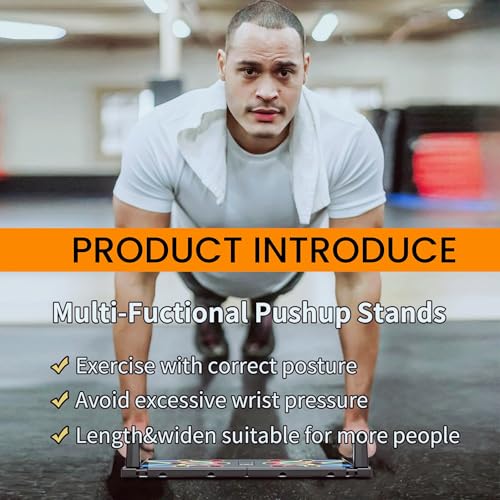 NAYSAYE Push-Up Board, Multi Functional Pilates Board with 4 Color, Push-Up Board Portable with Handle for Muscle Building, Home Fitness,12 Holes, 30 Holes - style: 30 Holes
