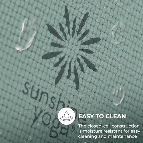 Ascend Yoga Mat - Premium 6mm Thick, 72" x 24", Solid or Reversible Print, Non Slip, Tear Resistant, Workout Mats for Pilates, Home, Studio, Fitness, Gym, Training, Floor Stretching