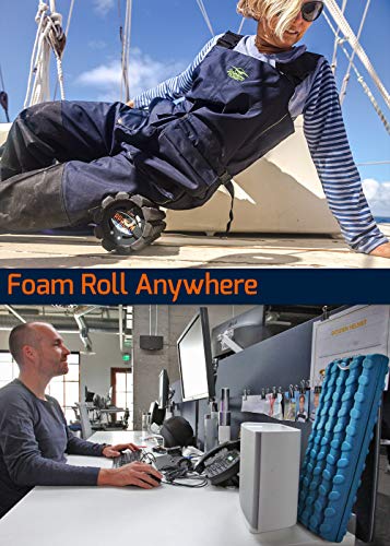 Brazyn Morph Foam Roller: Collapsible Travel Foam Roller for Back Pain Relief, Workout Muscle Recovery, Back Massager, Deep Tissue Leg Massage, Back Cracker (Sage, Traditional)