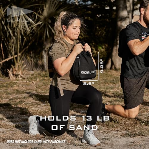 GORUCK Sand Kettlebells Weight for Fitness & Body Workout for Men & Women - for Weightlifting, Dumbbell & Yoga - for Home & Gym Training - size: 0.5 Pounds