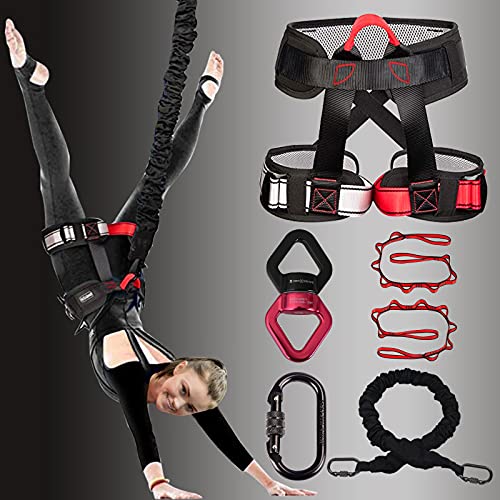 Heavy Bungee Resistance Band Set Gravity Yoga Bungee Cord Resistance Belt Set 4D Bungee Dance Rope Workout Fitness Home Gym Professional Training Equipment - size: WEIGHT CLASS-2: 60KG