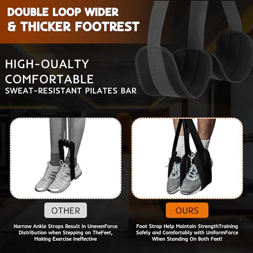 Resistance Bands Set for Pull Up Bar, Exercise Bands with Handles, Home Gym Workout Equipment, Pilates Fitness Resistance Bands, Lifting Straps for Pull Ups, Doorway Pull Up Bar Accessory