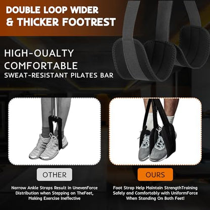 Resistance Bands Set for Pull Up Bar, Exercise Bands with Handles, Home Gym Workout Equipment, Pilates Fitness Resistance Bands, Lifting Straps for Pull Ups, Doorway Pull Up Bar Accessory