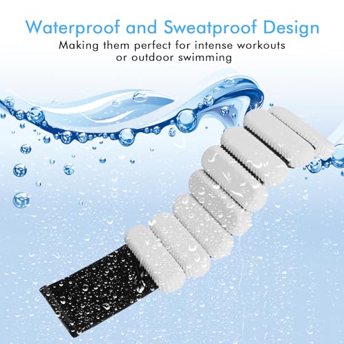Wrist Ankle Weights for Women, Adjustable Ankle Weights Strength Training Silicone Bracelets Workout Wrist Ankle Weights for Men Women Yoga Running Dance Ankle Arm Leg Weights (2lb) - color: Grey