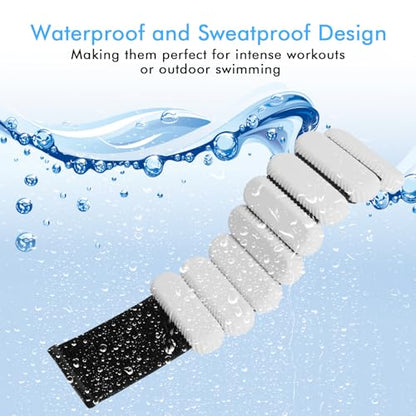 Wrist Ankle Weights for Women, Adjustable Ankle Weights Strength Training Silicone Bracelets Workout Wrist Ankle Weights for Men Women Yoga Running Dance Ankle Arm Leg Weights (2lb) - color: Grey