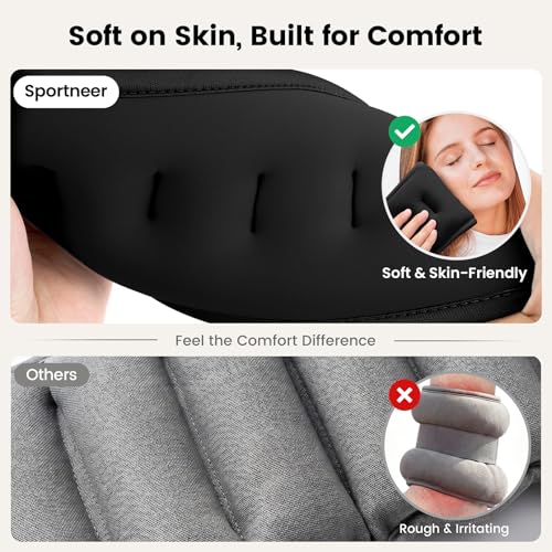 Sportneer Ankle Wrist Weights for Women Men, Pair of 1/2/4/6/10 LB Wearable Leg Arm Weights for Walking, Running, Pilates, Strength Training, Physical Therapy & Home Fitness