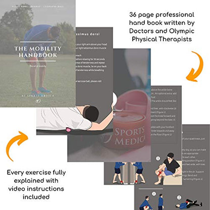 Peanut Massage Ball - Double Lacrosse and Peanut Ball Therapy | Trigger Point Deep Tissue Exercise | Back Muscle Foam Roller for Myofascial Release | Suboccipital Spine Device - Pressure Point - color: Orange Peanut Ball