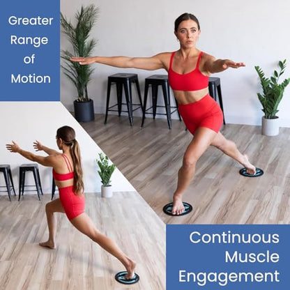 Gliding Studio Pack, Exercise Sliders in Bulk: 12 Pairs for Hardwood Floors
