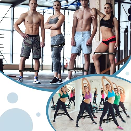 30 Pcs Latex Resistance Bands Resistance Loop Exercise Band for Booty Workout Stretch Exercise Equipment Non Slip Elastic Band for Women Men Home Butt Hip Thigh Fitness Gym Yoga
