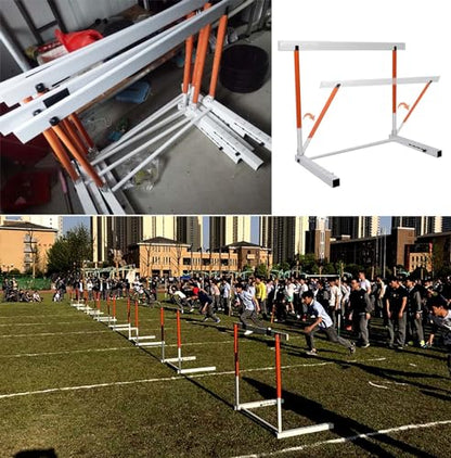 Adjustable Height Hurdles for Training - Foldable Professional Hurdle Trainer for Indoor and Outdoor Use