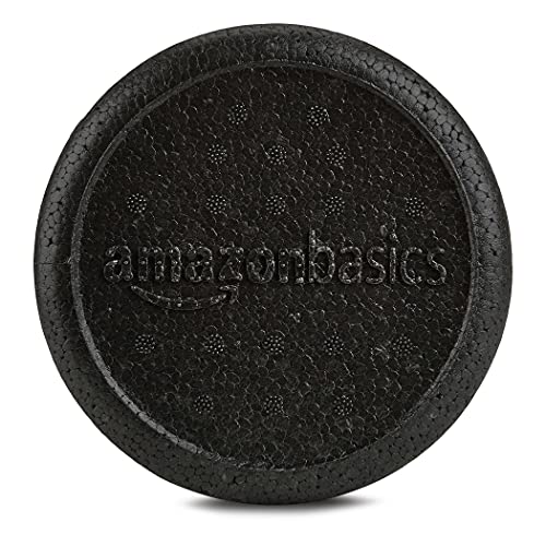 Amazon Basics High-Density Foam Roller for Exercise and Recovery, 18 Inches, Black
