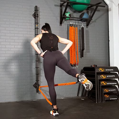 Stroops Spine Resistance Band Wall Anchor for Home Gym Workouts - size: 48"
