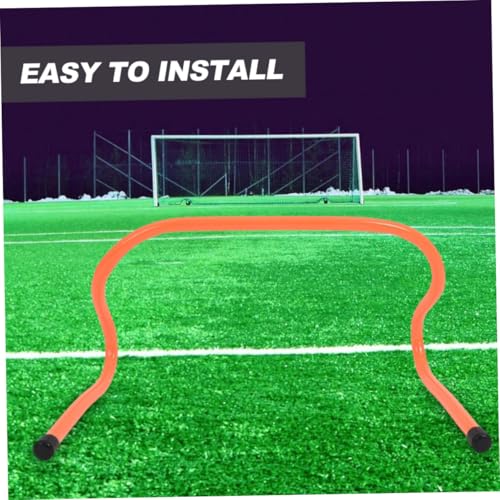 4pcs Plastic Agility Speed Hurdles 15cm High Soccer Football Training Equipment for Youth Agility and Footwork Drills