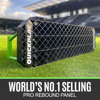 QuickPlay Replay Station 4-in-1 Soccer Rebounder Board - Portable Rebound Board for Backyard - Dual Surface, Dual Angle Soccer Passing Board for Passing & Reaction Skills - Soccer Training Equipment - style: Replay Station XL