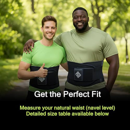 Plus Size Lower Back Brace 5XL - The Most Effective Back Pain Relief for Men & Women, Adjustable Lumbar Support Belt for Injury Prevention, Sciatica, Scoliosis, Herniated Disc