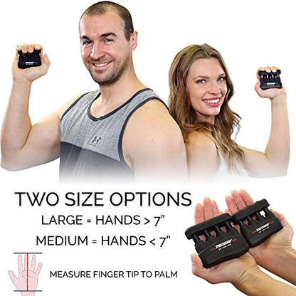 The Stress Ball for Adults (Medium) A Stress & Anxiety Relief Device - Comfortable Hand Exerciser - Stress Reliever & Hand Gripper - Black