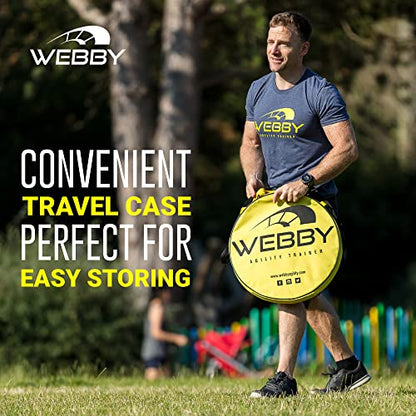 Webby Agility Trainer – Circle Speed and Agility Ladder for High Intensity Reactive Footwork Drills and Skills – A Circular Piece of Reaction Training Equipment That Changes The Way You Move